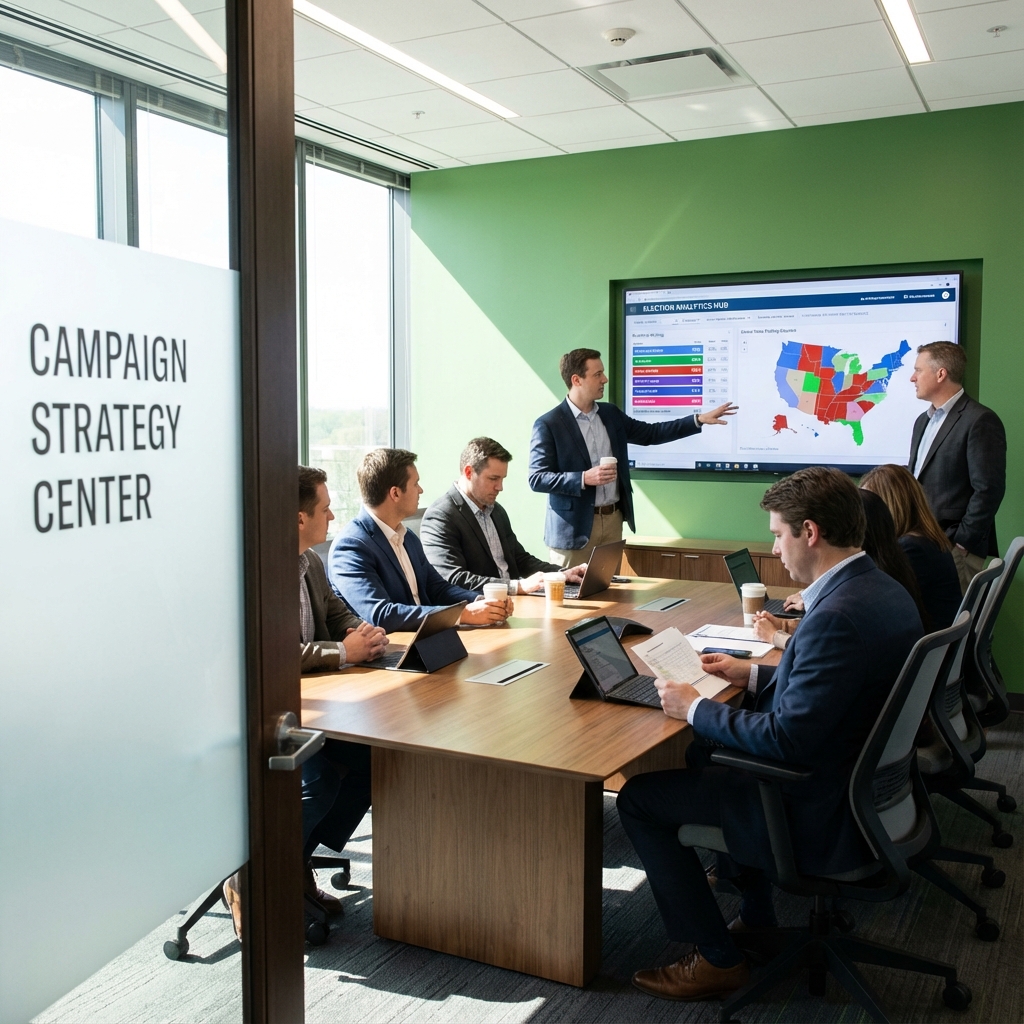 Political Strategy Meeting Room